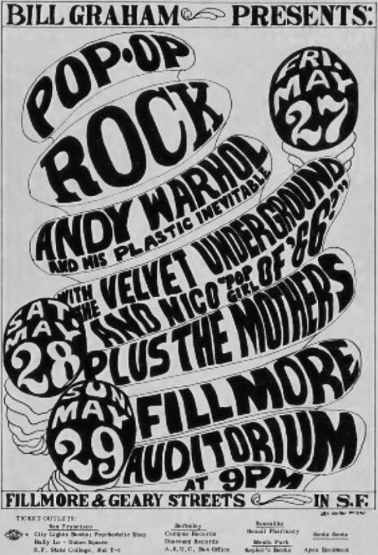 27+28+29/05/1966Fillmore Auditorium, San Francisco, CA